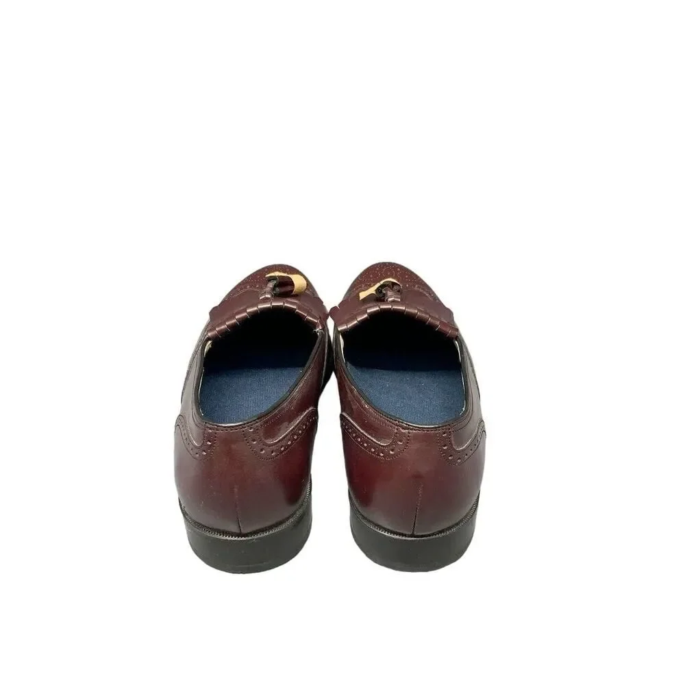 Florsheim Comfort‎ Tech Men's Sutton Kilty Tassel Loafers NEW Size USA 11.5 WINE